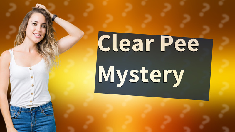 Clear Pee Mystery