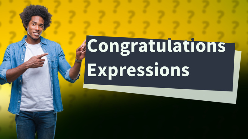Congratulations Expressions