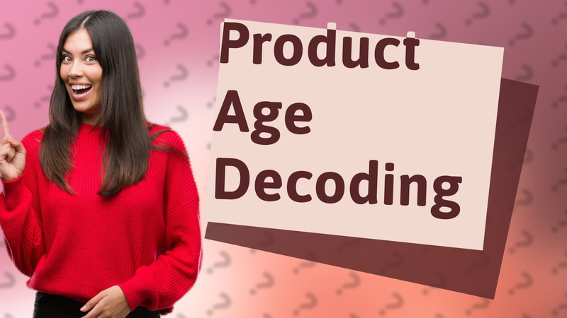 Product Age Decoding