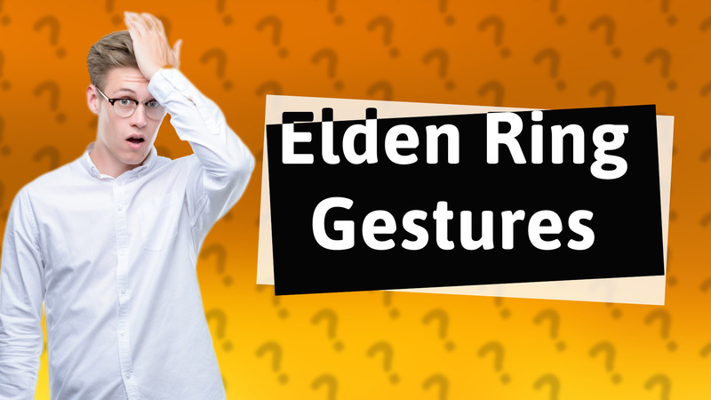 Elden Ring Gestures