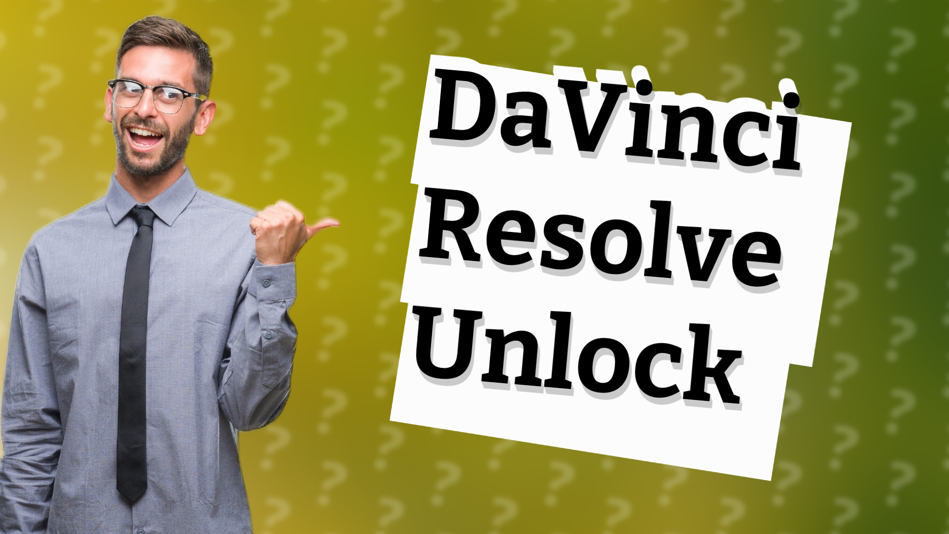 DaVinci Resolve Unlock
