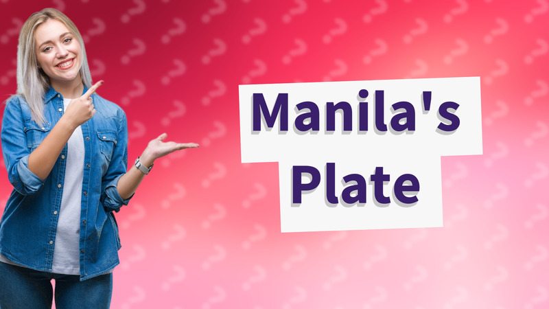 Manila's Plate