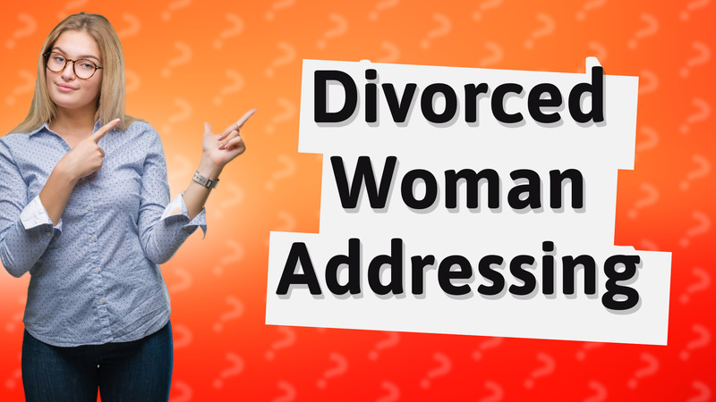 Divorced Woman Addressing