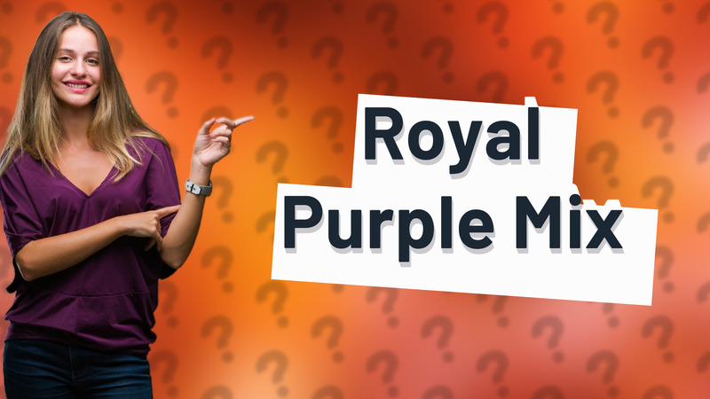 Royal Purple Mix