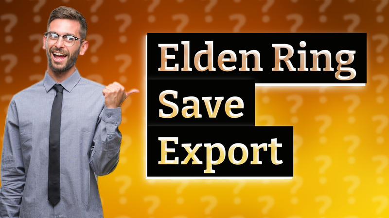 Elden Ring Save Export
