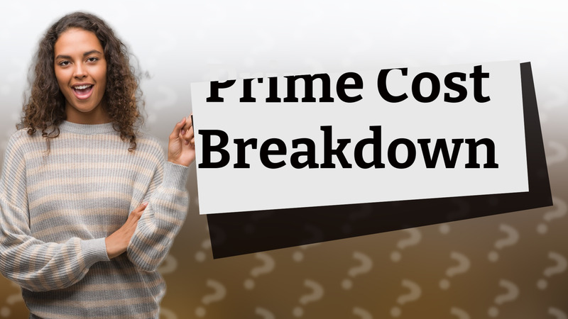 Prime Cost Breakdown