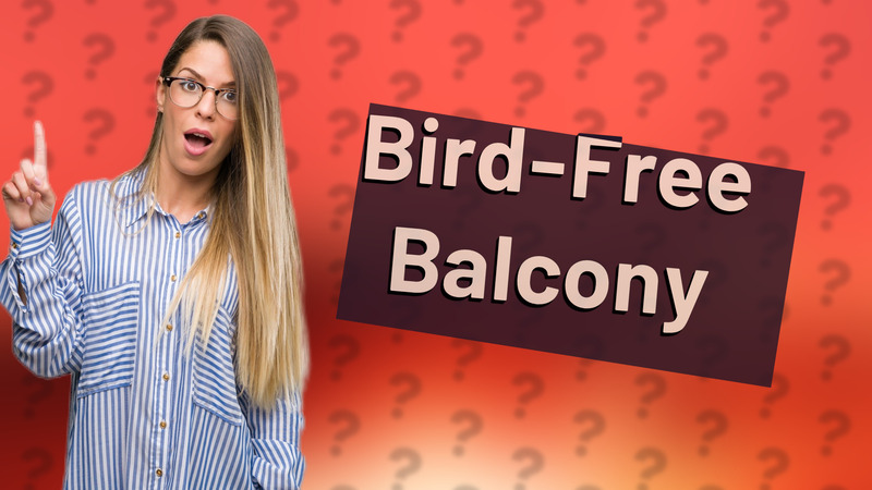 Bird-Free Balcony
