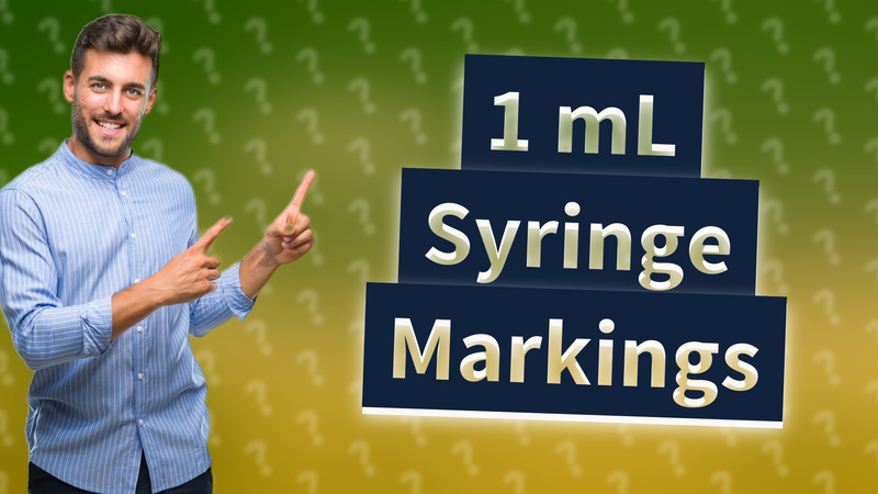 1 mL Syringe Markings