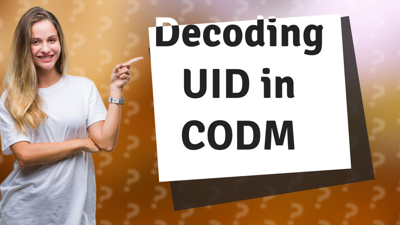 Decoding UID in CODM