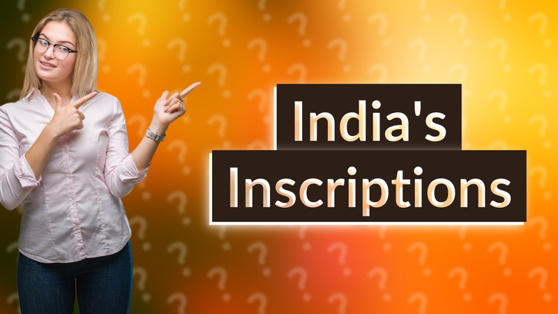 India's Inscriptions