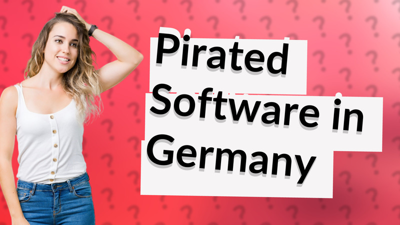 Pirated Software in Germany
