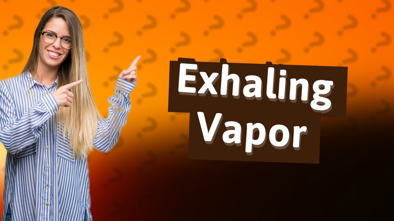 Exhaling Vapor