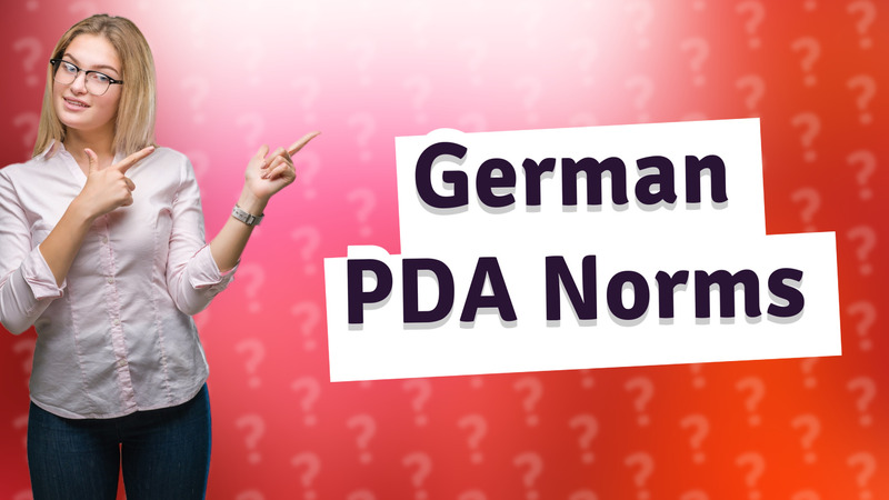 German PDA Norms