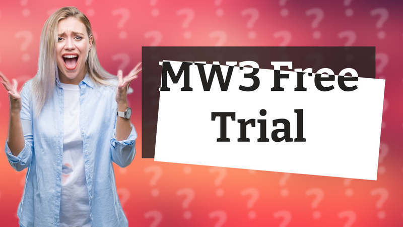 MW3 Free Trial