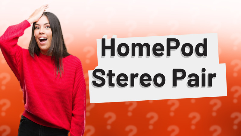 HomePod Stereo Pair