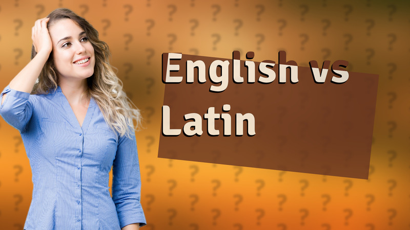 English vs Latin