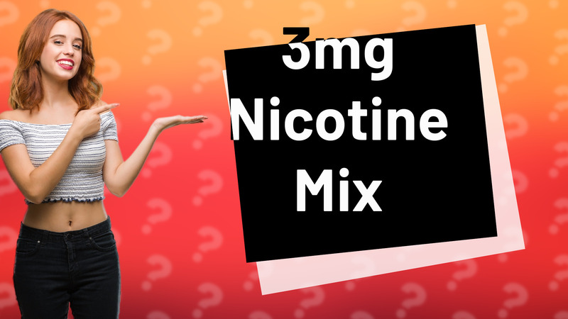 3mg Nicotine Mix