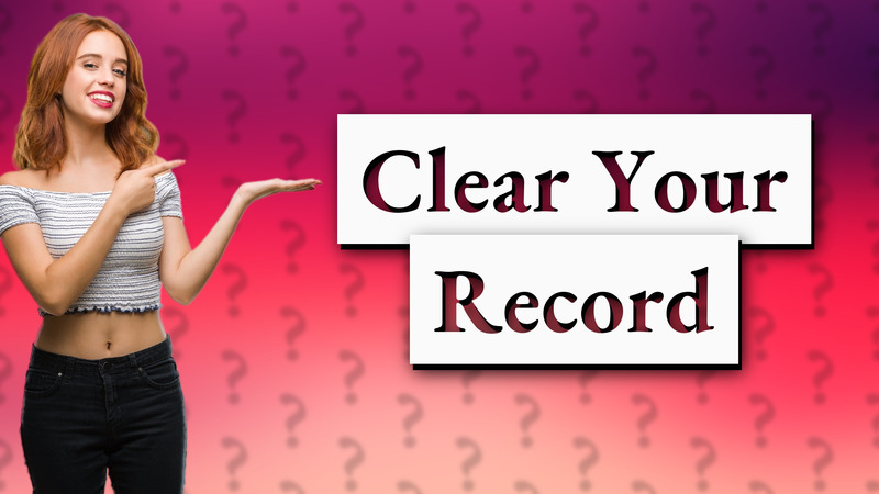 Clear Your Record
