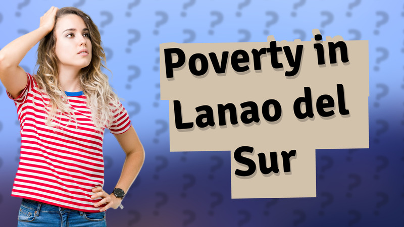 Poverty in Lanao del Sur