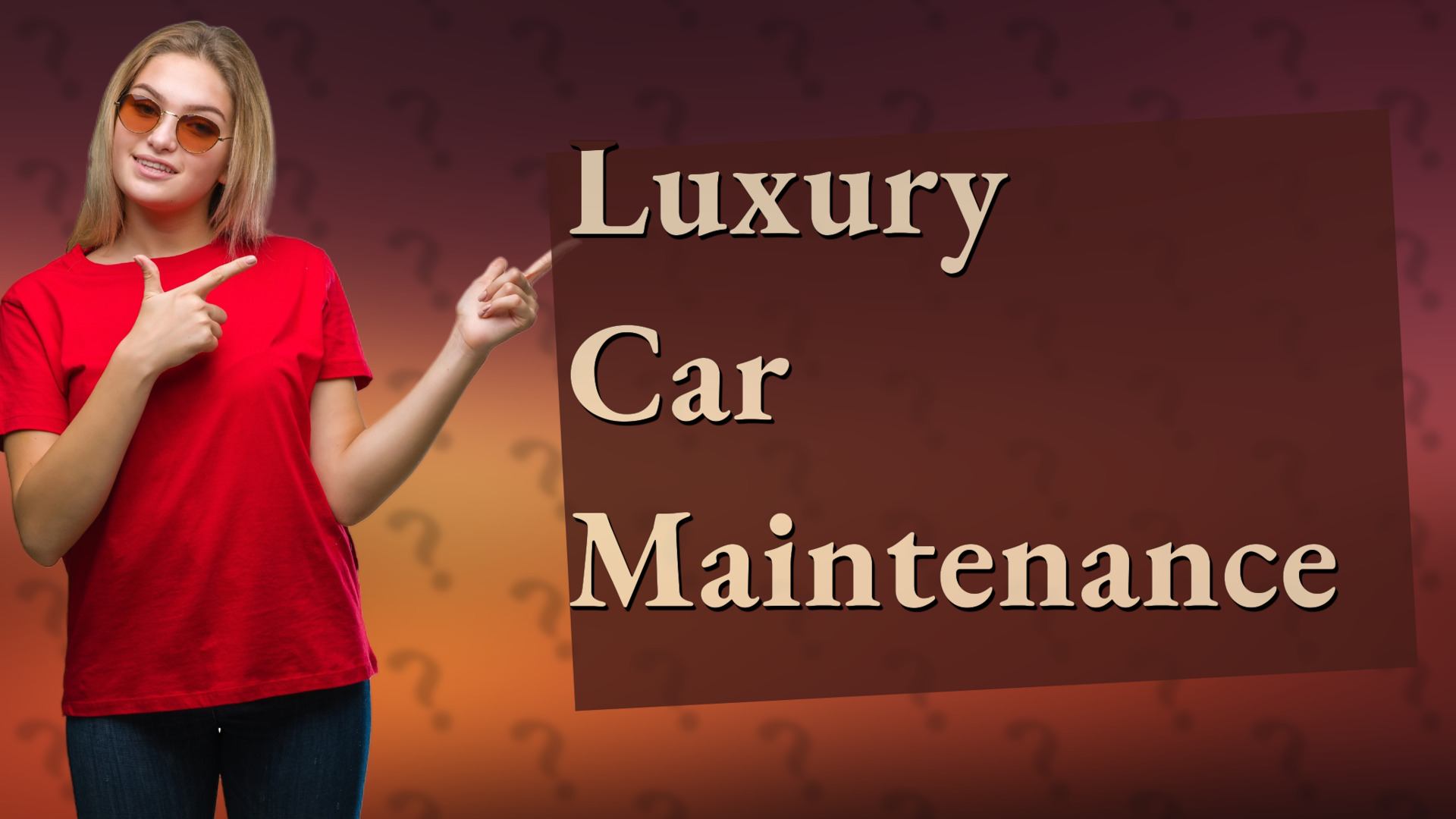 Luxury Car Maintenance