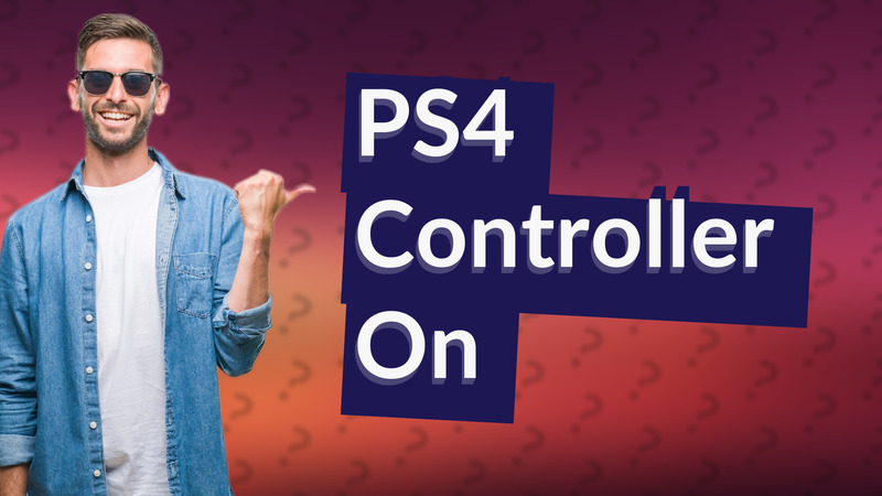 PS4 Controller On