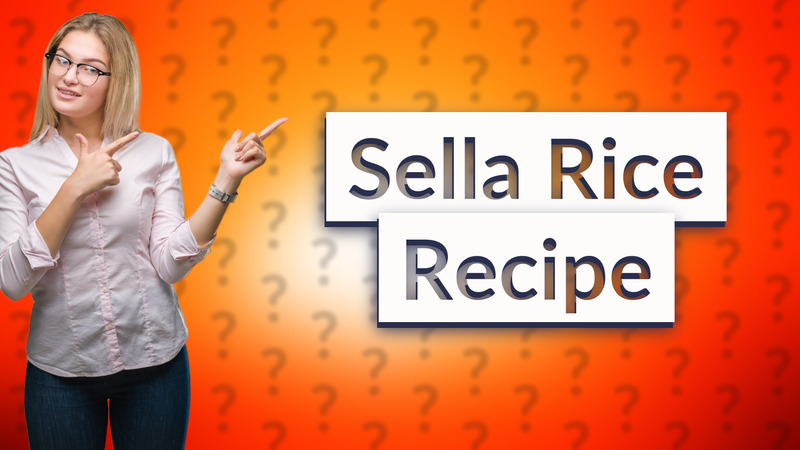 Sella Rice Recipe