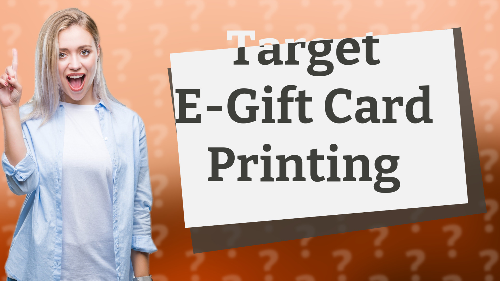 Target E-Gift Card Printing