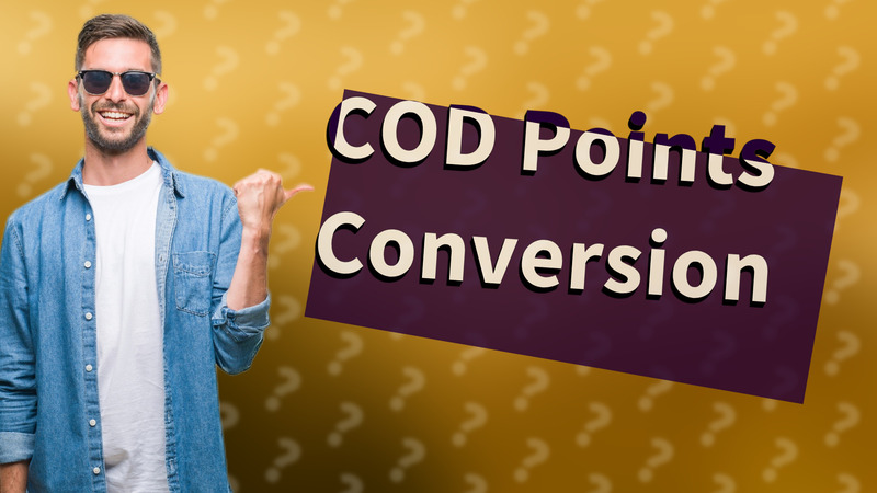 COD Points Conversion