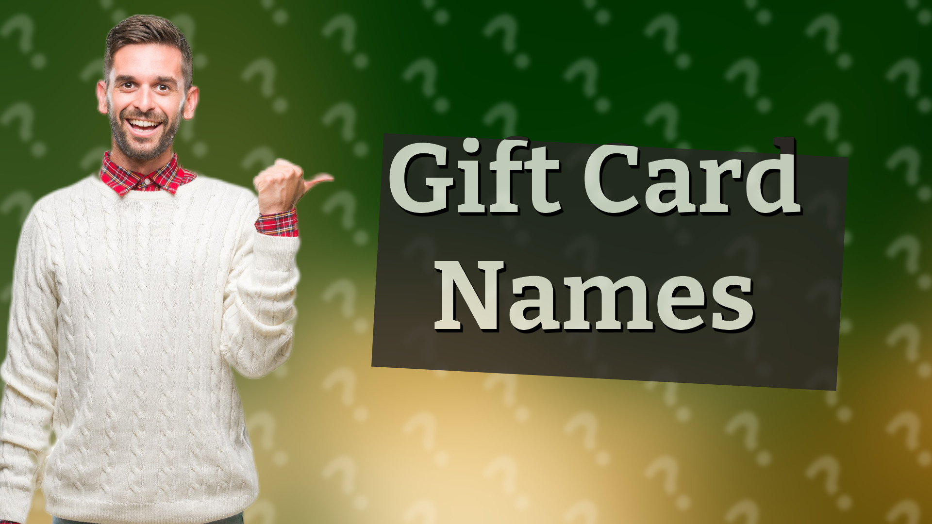 Gift Card Names
