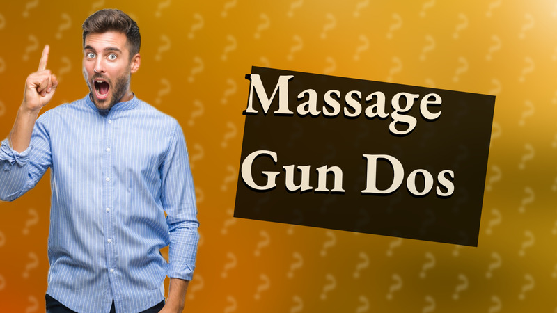 Massage Gun Dos