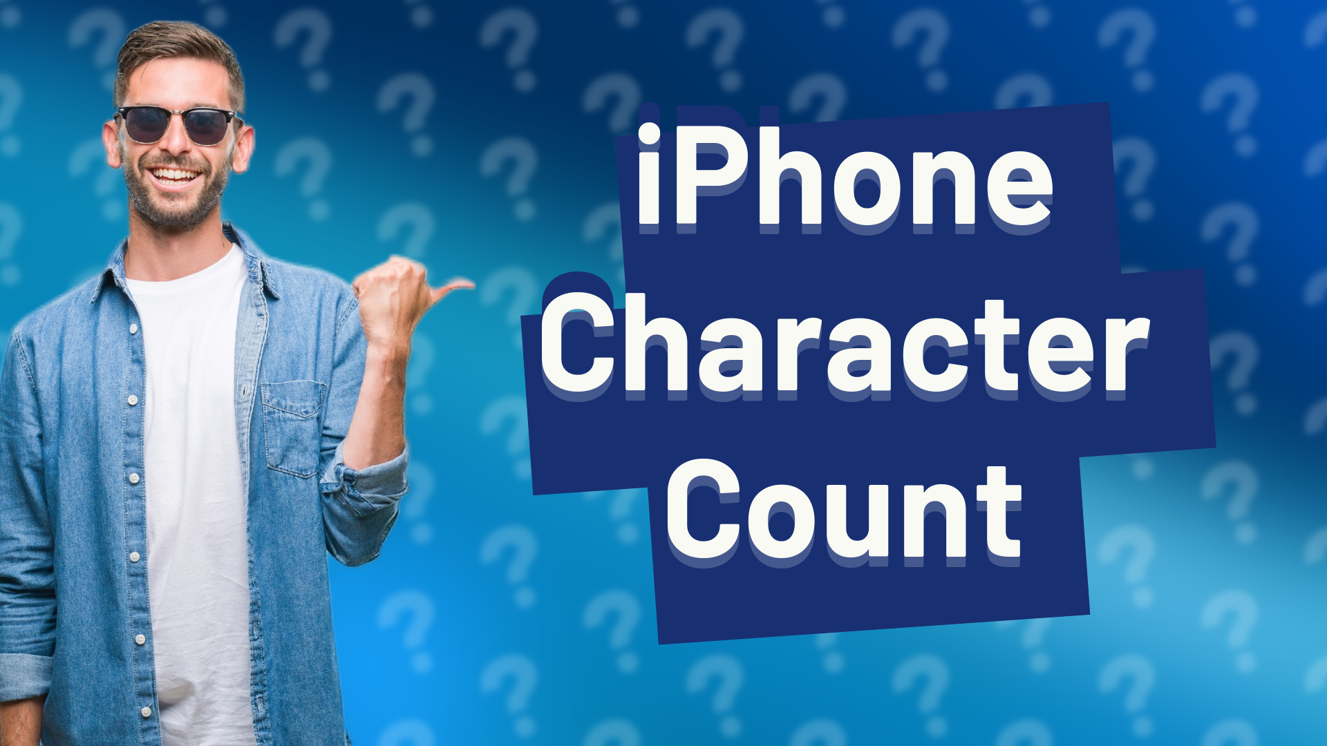 iPhone Character Count