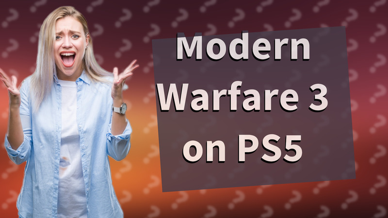 Modern Warfare 3 on PS5