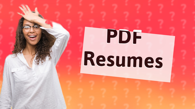 PDF Resumes