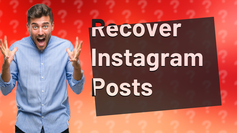 Recover Instagram Posts