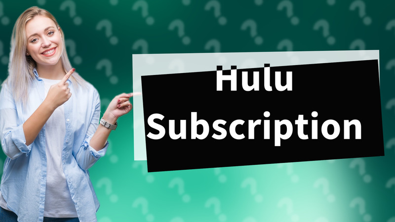 Hulu Subscription