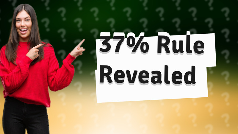 37% Rule Revealed
