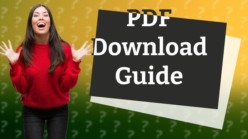 PDF Download Guide