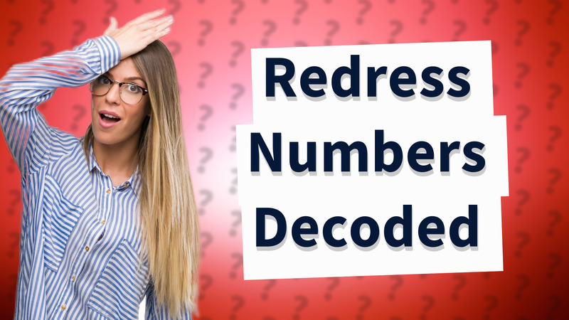 Redress Numbers Decoded