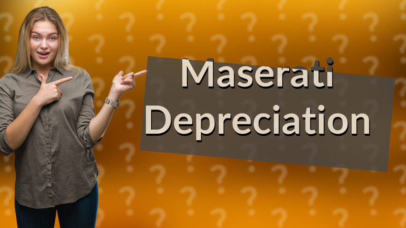 Maserati Depreciation