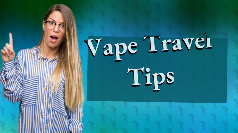 Vape Travel Tips