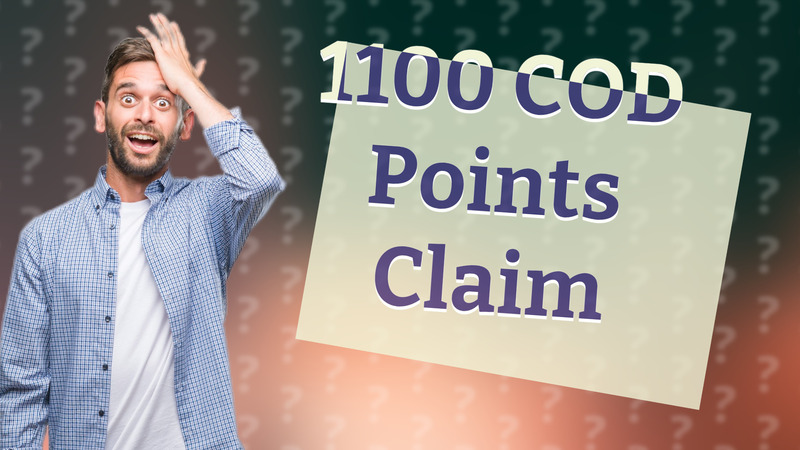 1100 COD Points Claim