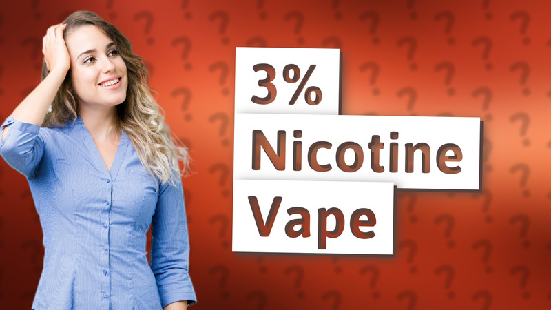 3% Nicotine Vape