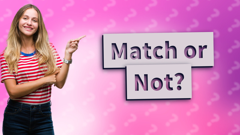 Match or Not?