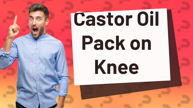 Castor Oil Pack on Knee