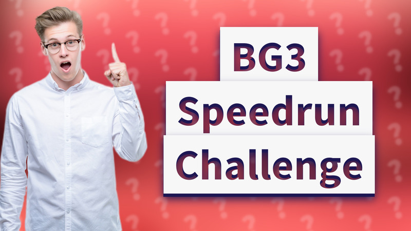 BG3 Speedrun Challenge
