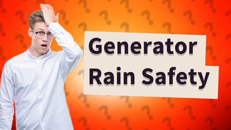 Generator Rain Safety