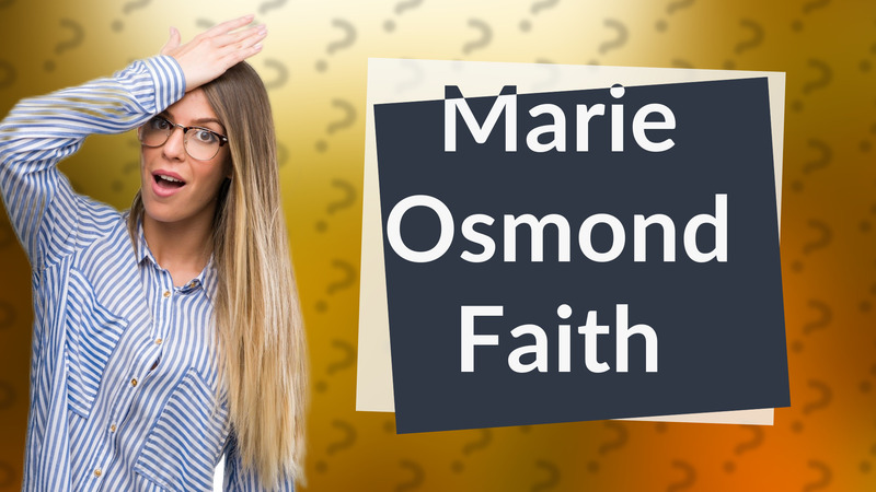 Marie Osmond Faith