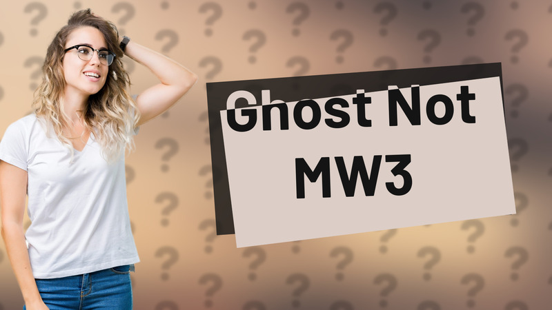 Ghost Not MW3