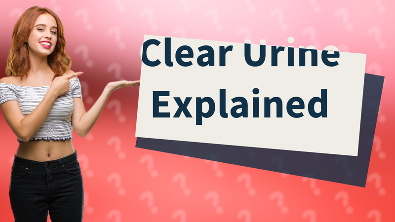 Clear Urine Explained