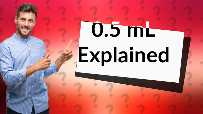 0.5 mL Explained